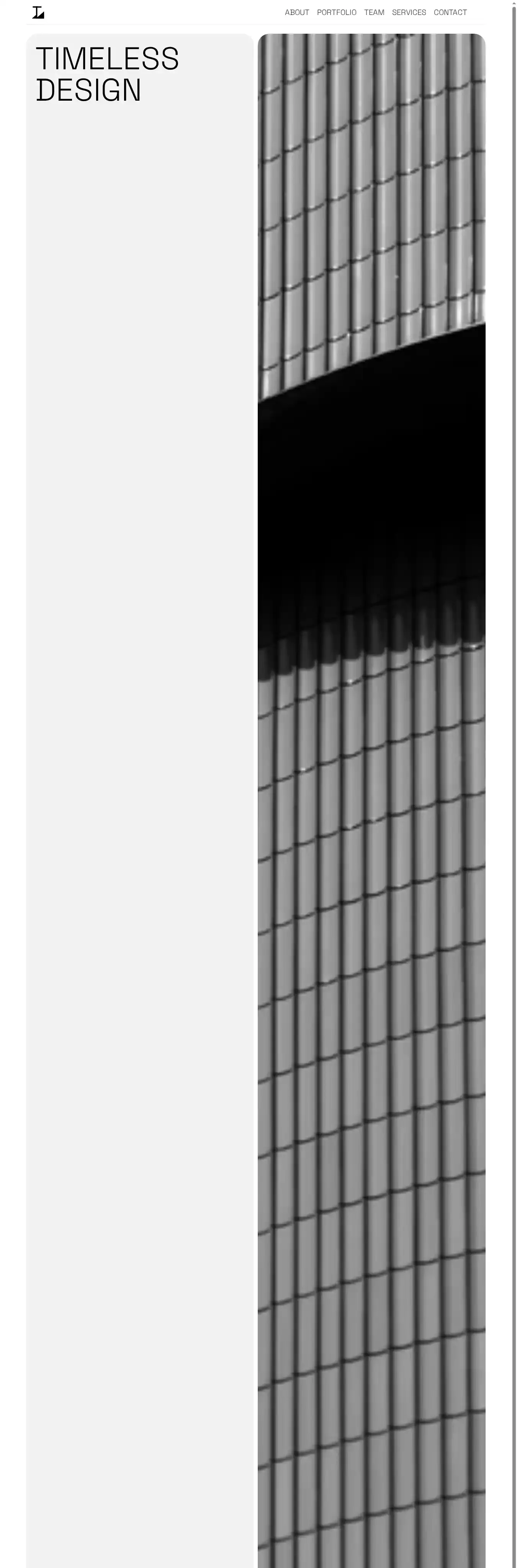Ludwig home page on desktop