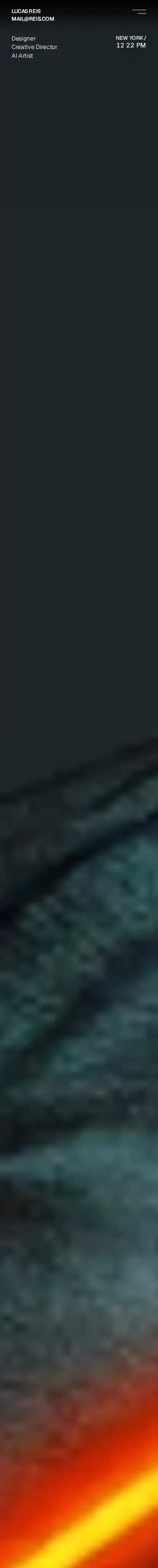 Lurais home page on mobile