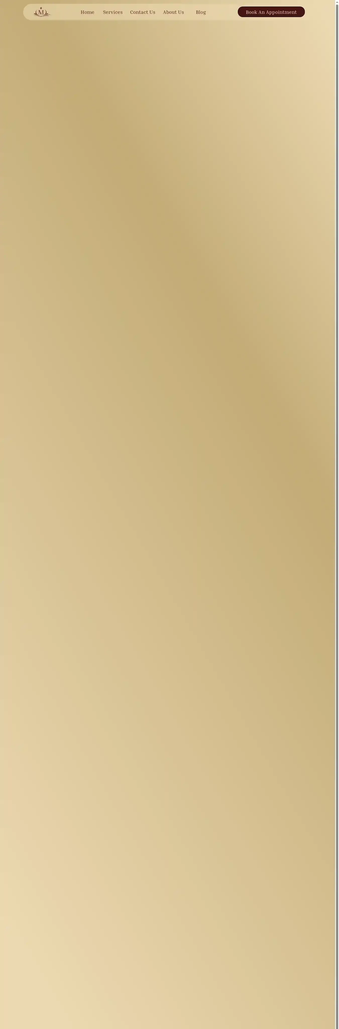 Medivelle-Clinic home page on desktop