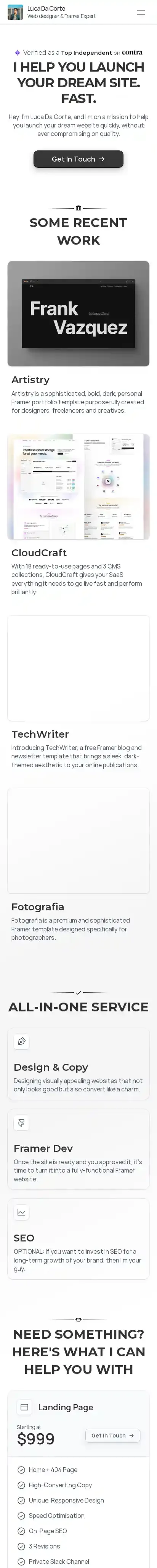 Meraki home page on mobile