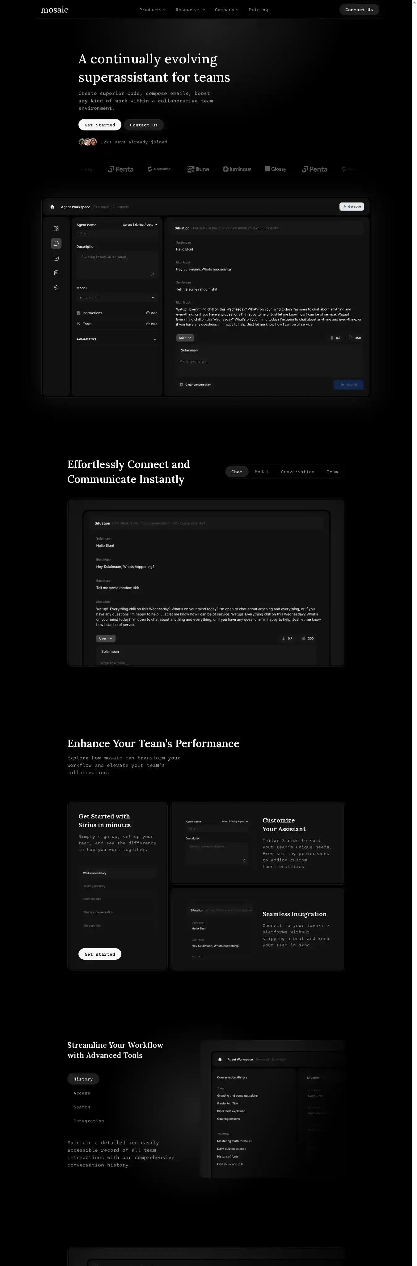 mosaic, be the first home page on desktop
