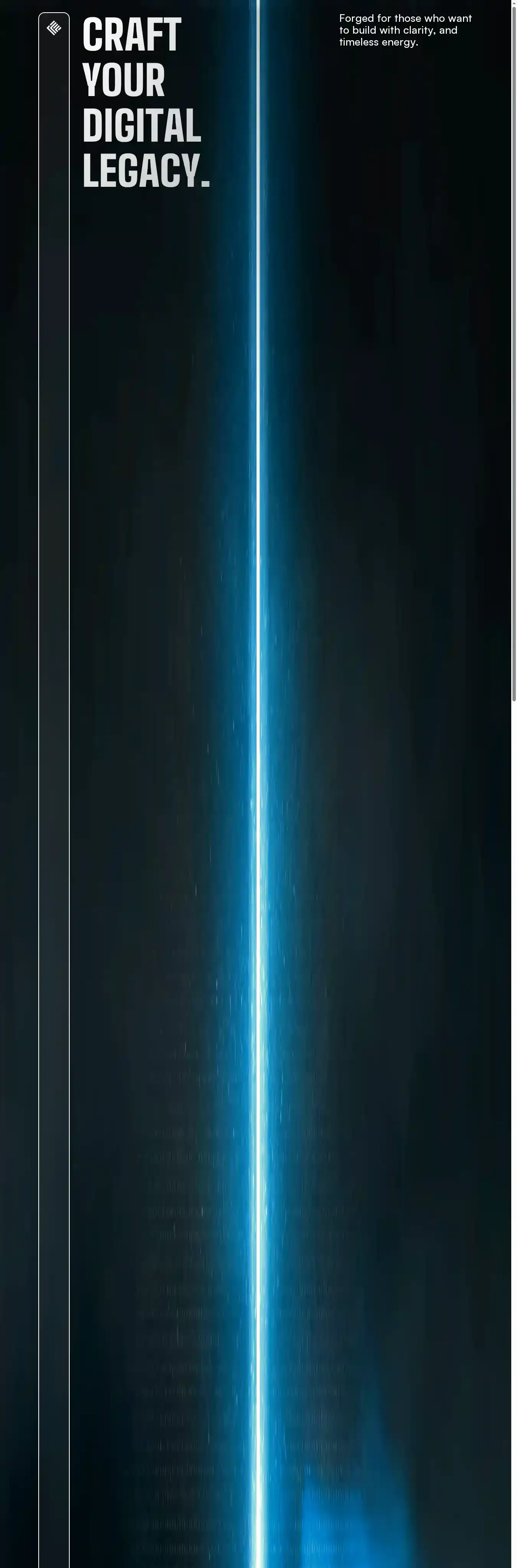 Mythic home page on desktop