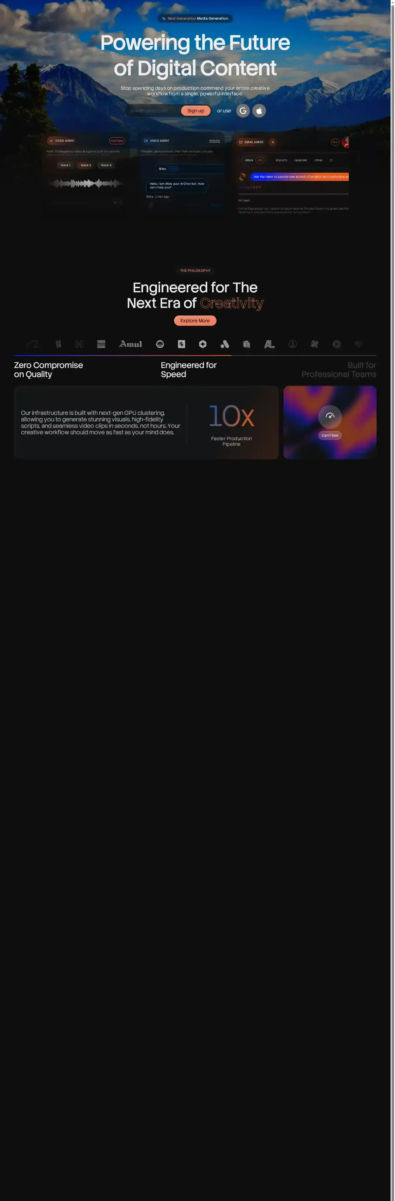 Neuroflow home page on desktop