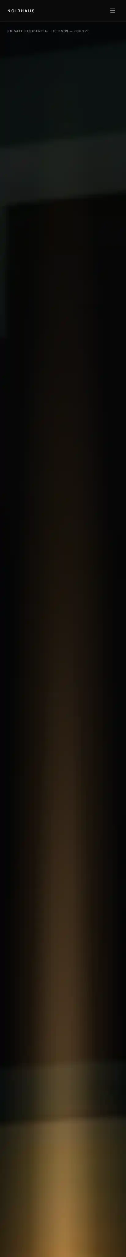 NOIRHAUS home page on mobile