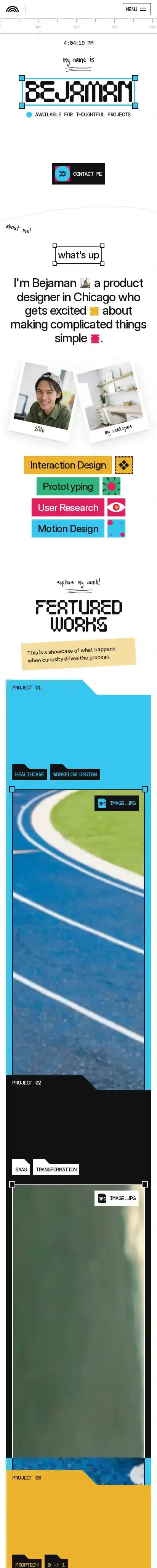 Nudge home page on mobile