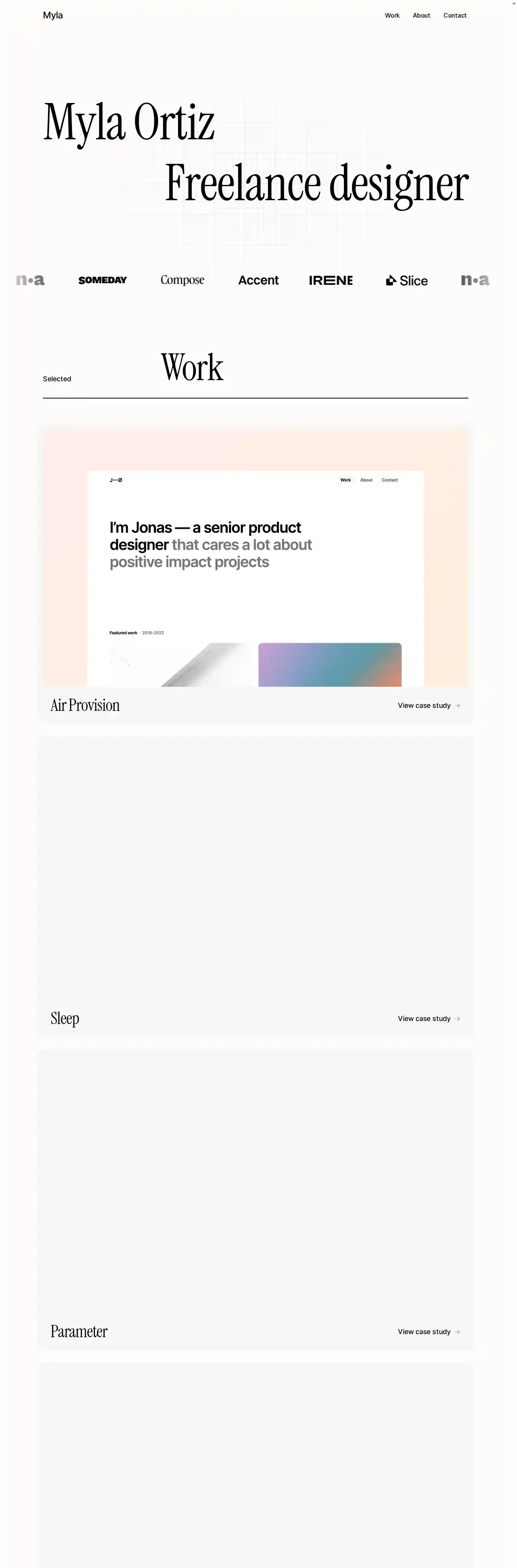 Offset home page on desktop