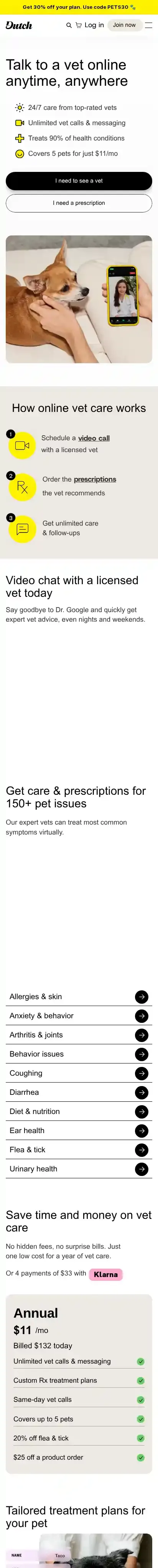 OLadele Samson home page on mobile