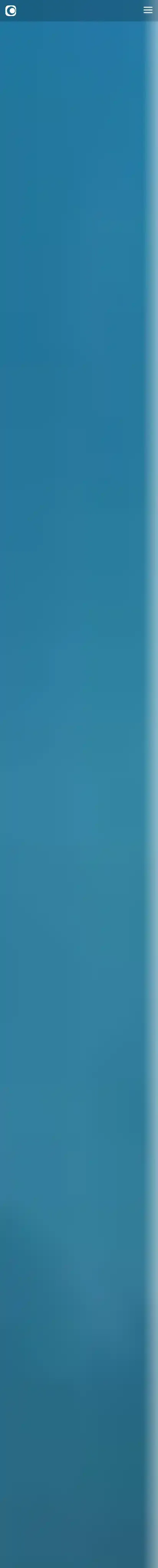Omicorn home page on mobile