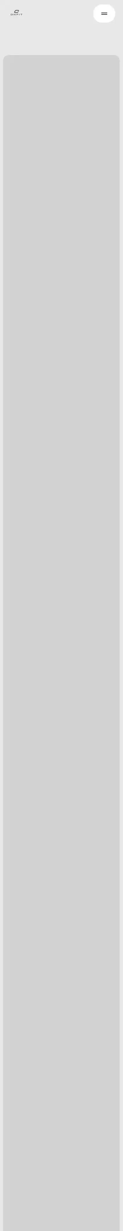 ONFIT home page on mobile