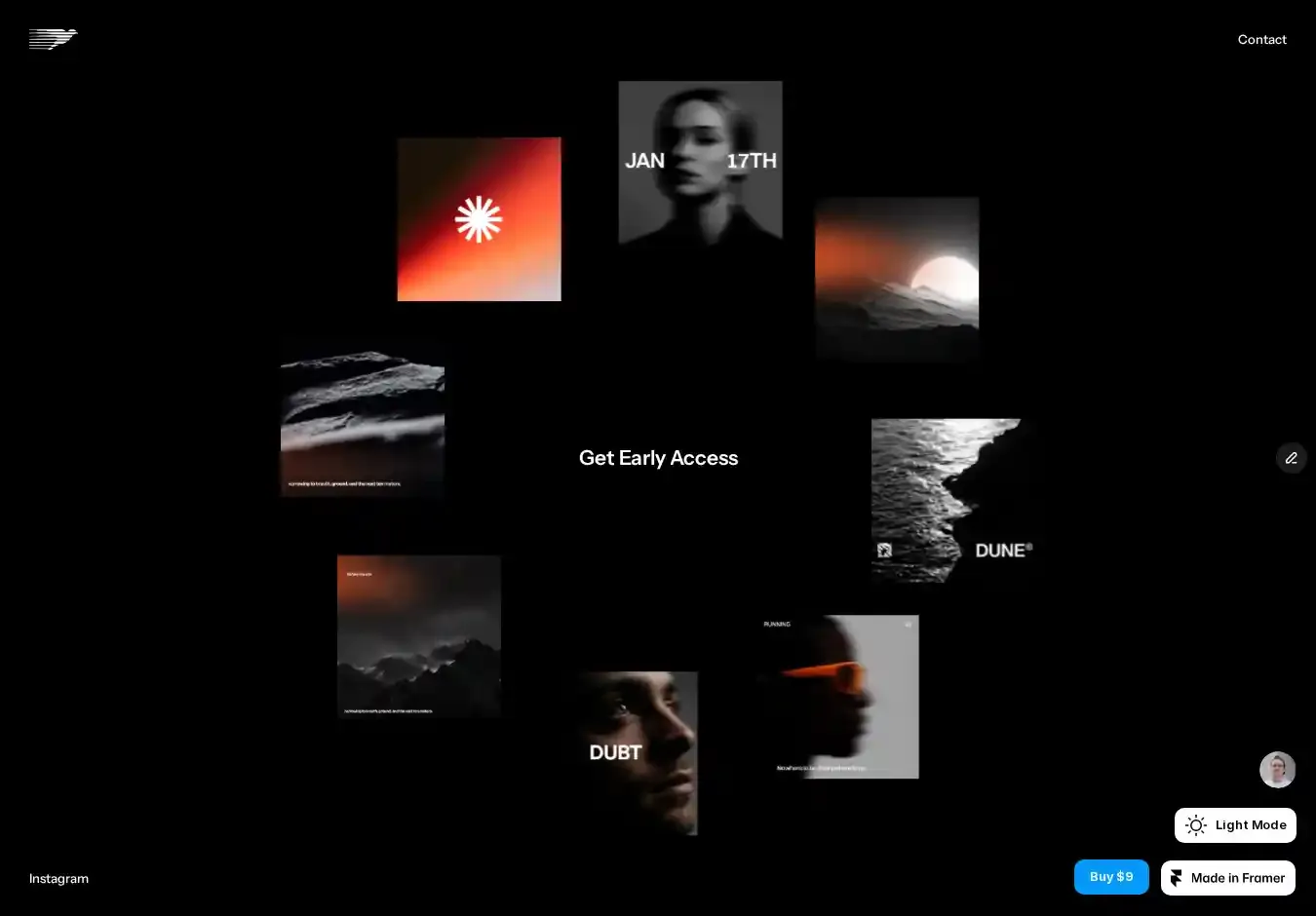 Orbis - Early Access home page on desktop