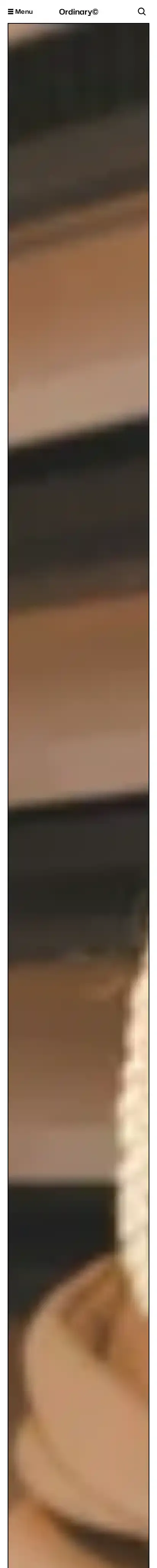 Ordinary home page on mobile