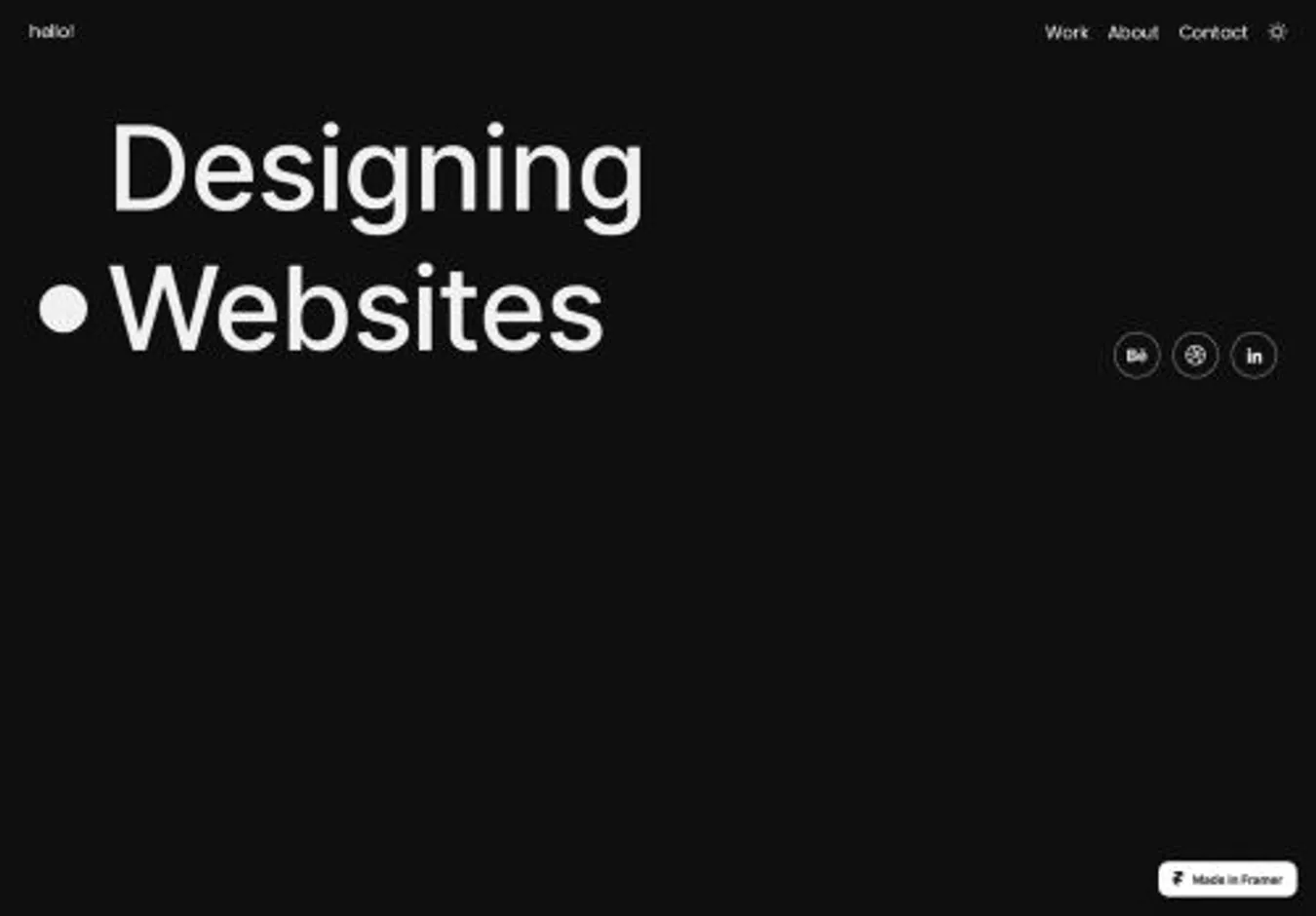 Oscar home page on desktop