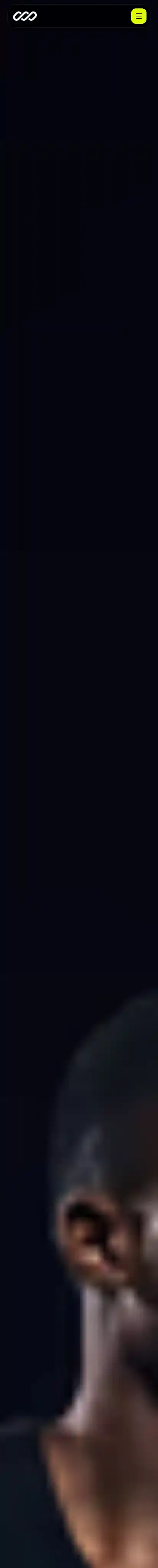 Outpace home page on mobile