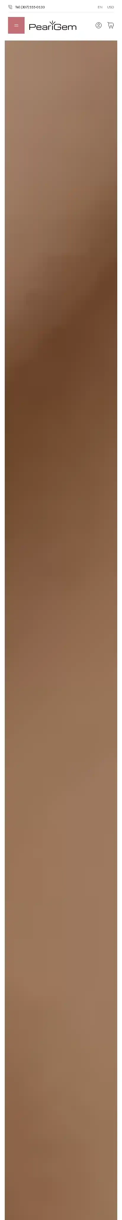 PearlGem home page on mobile