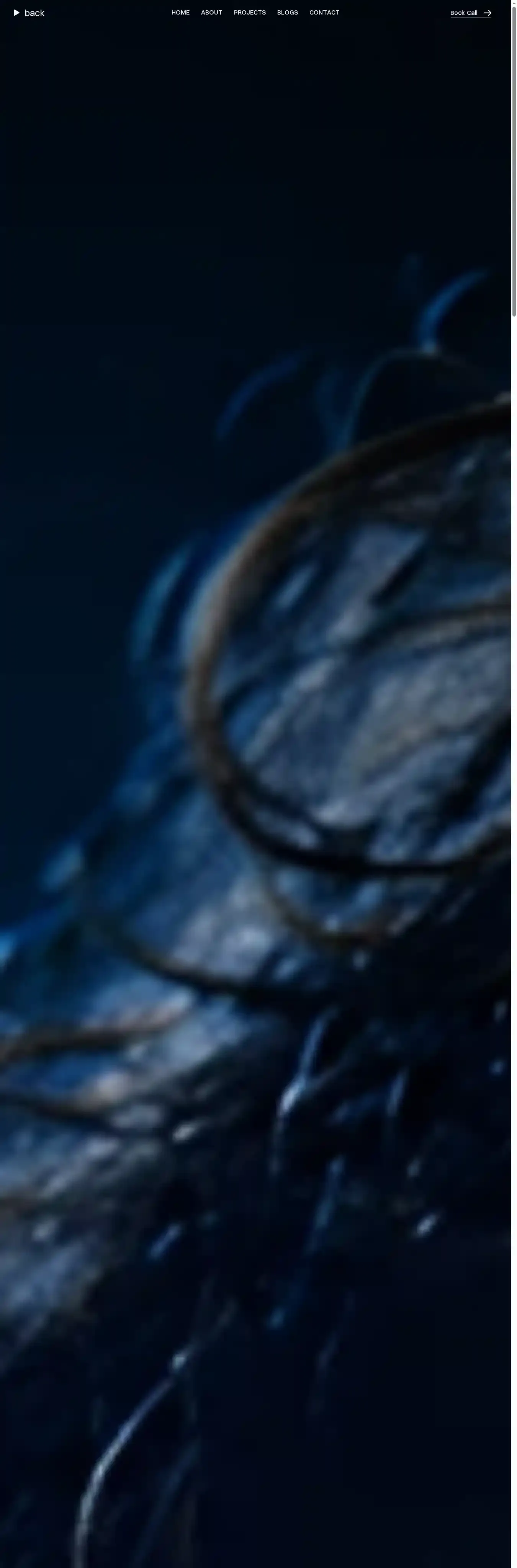 Playback studio home page on desktop