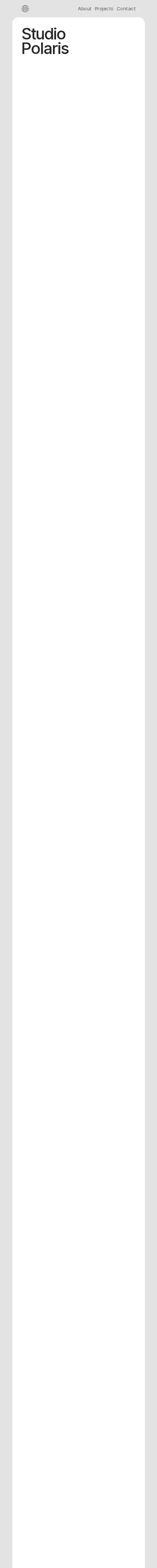 Polaris home page on mobile