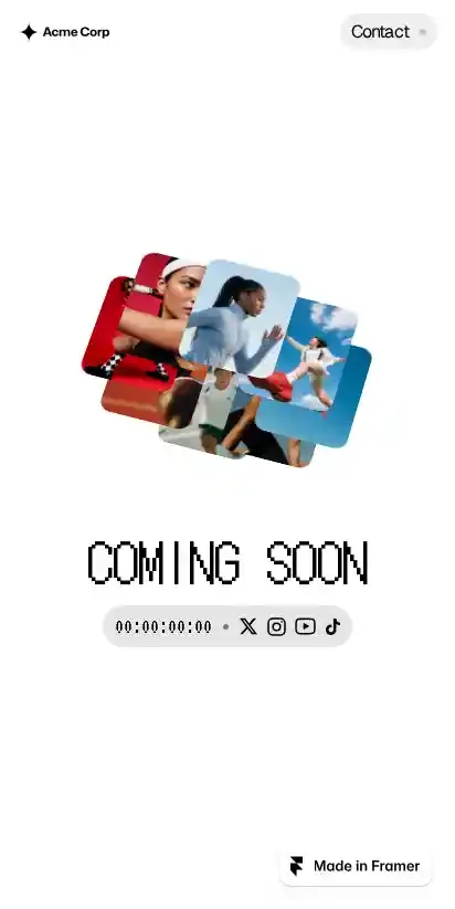 Precursor home page on mobile