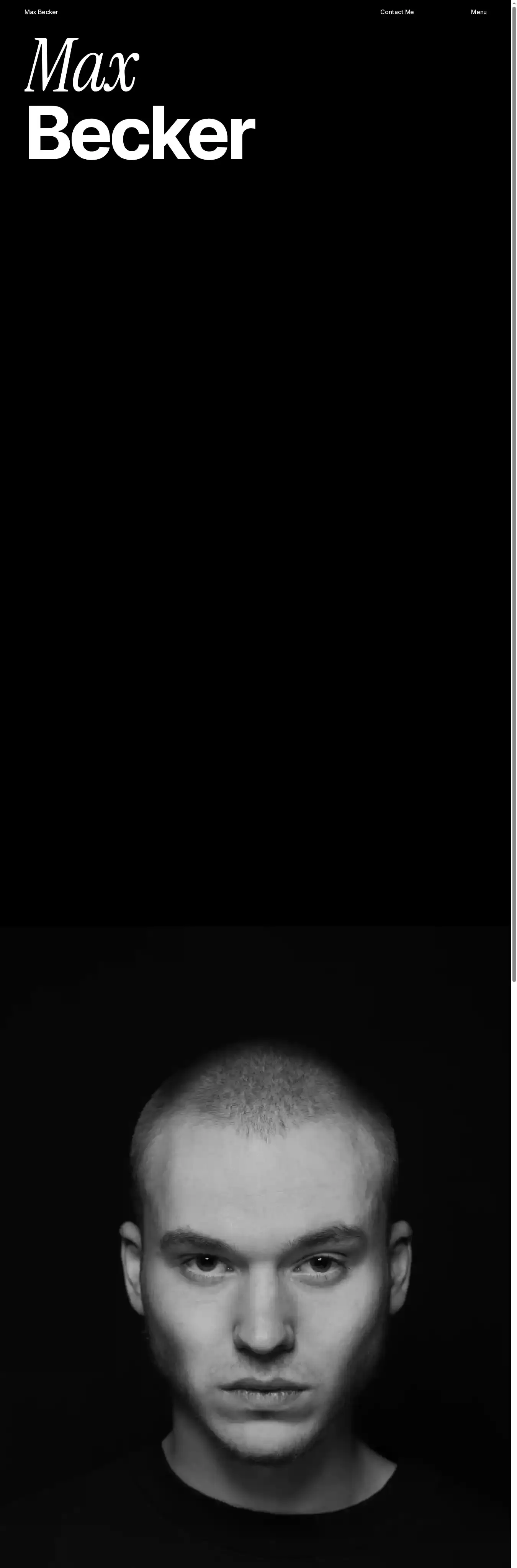 Profiler home page on desktop