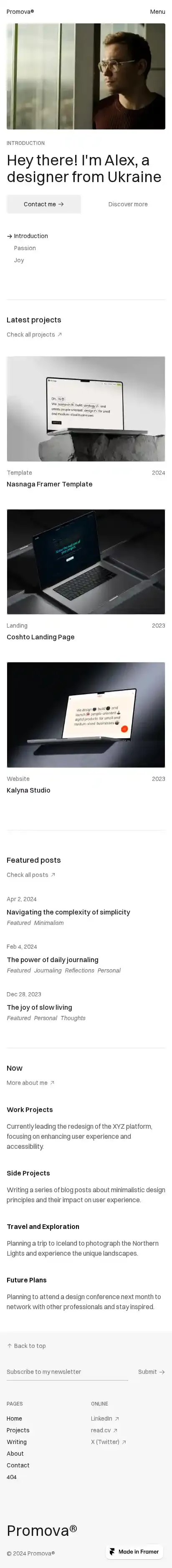 Promova home page on mobile