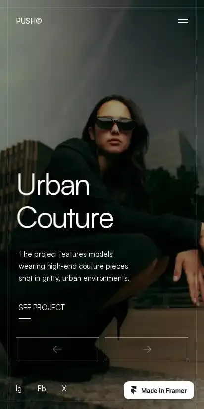 Push home page on mobile