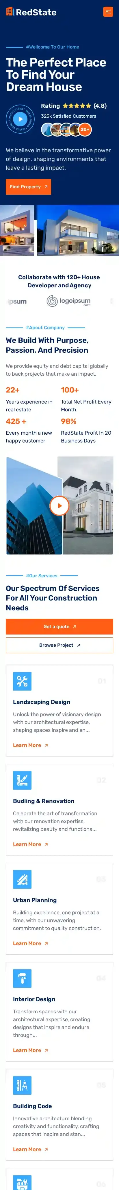 RedState home page on mobile