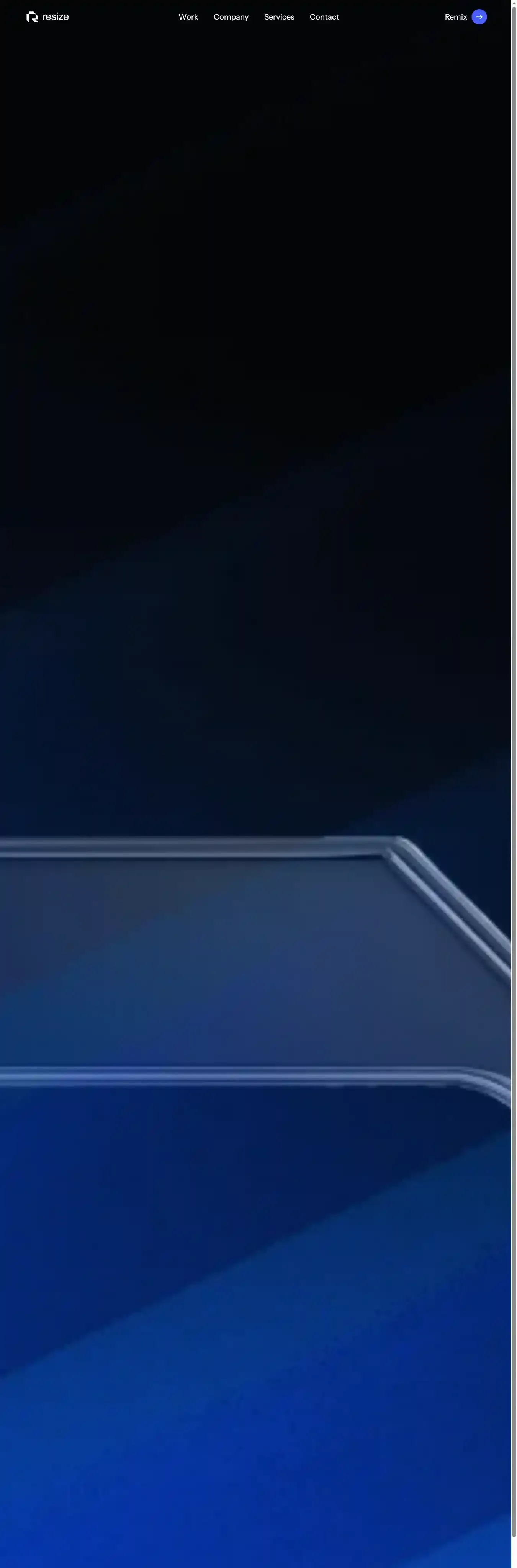Resize home page on desktop