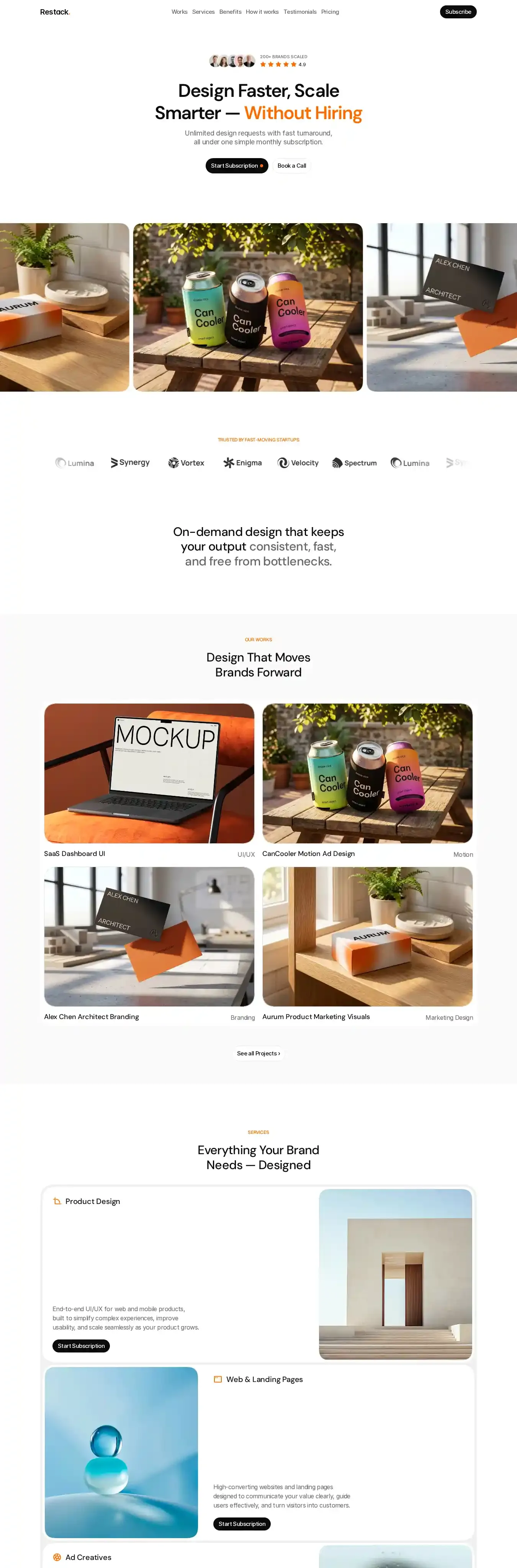 Restack home page on desktop