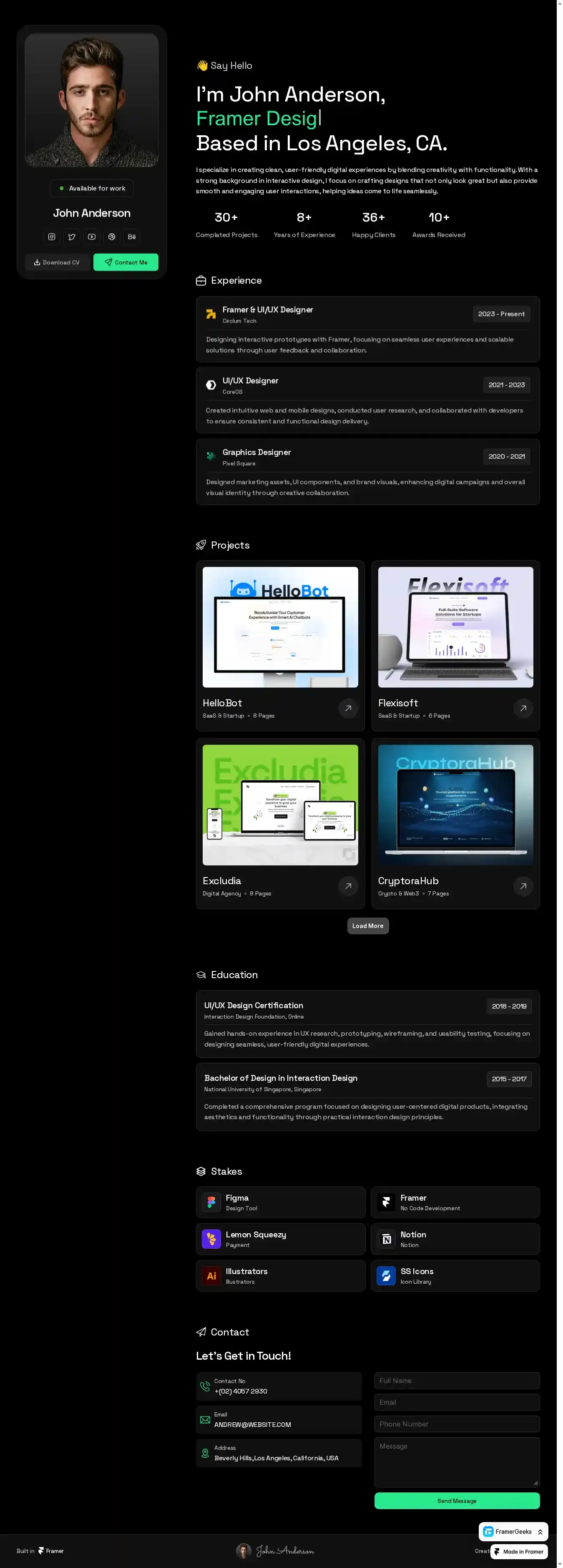 ResuMate home page on desktop