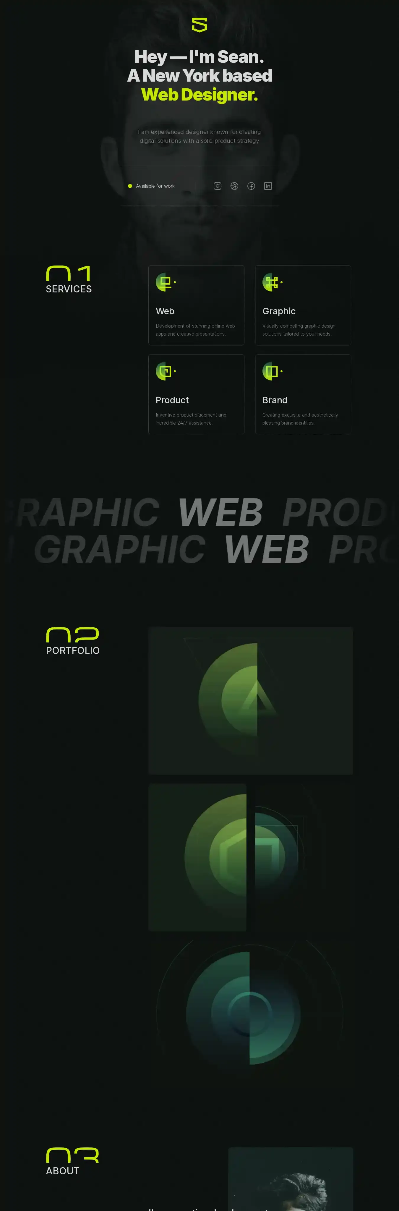 Sampo home page on desktop