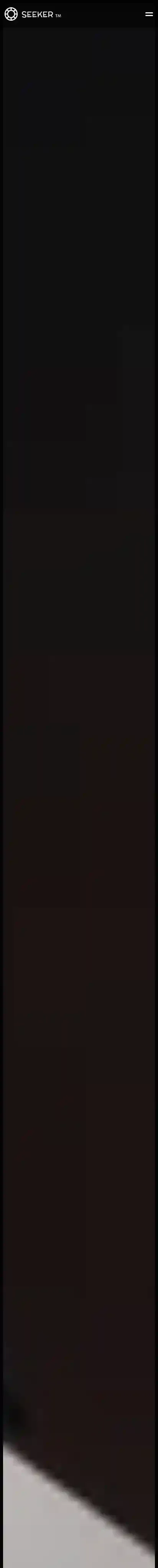 Seeker home page on mobile