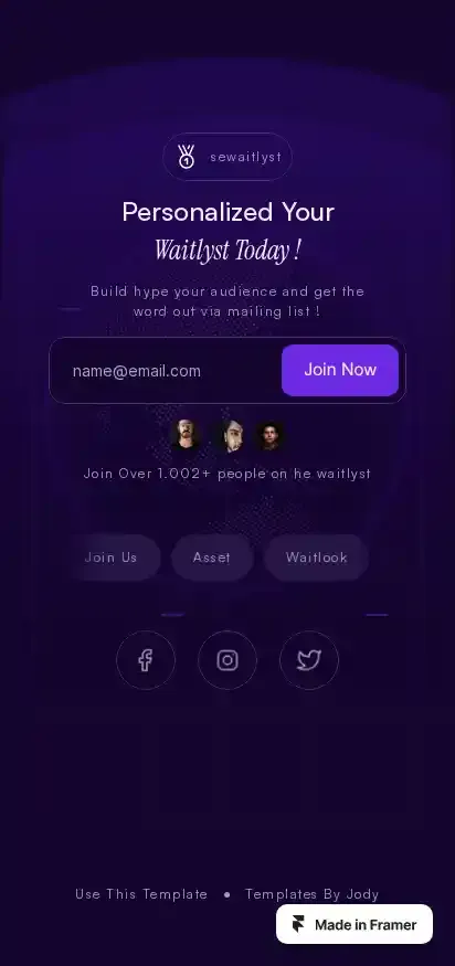 sewaitlyst home page on mobile