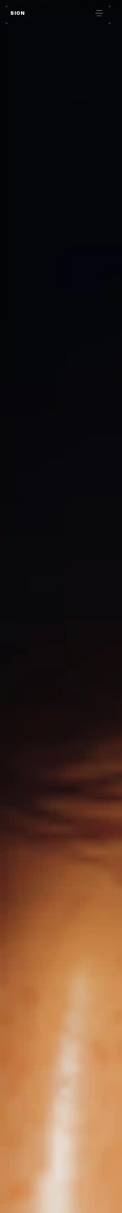 SION home page on mobile