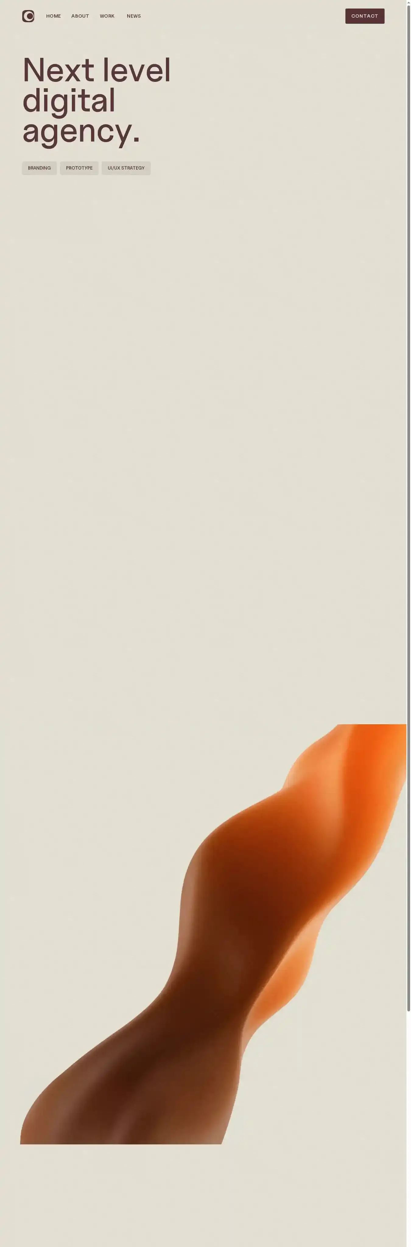 Solvo X home page on desktop
