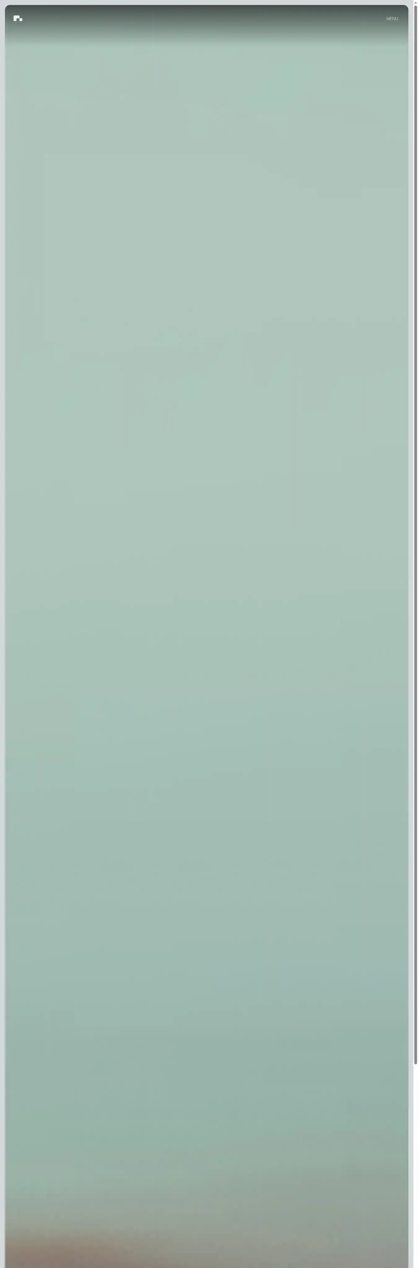 Sonido home page on desktop