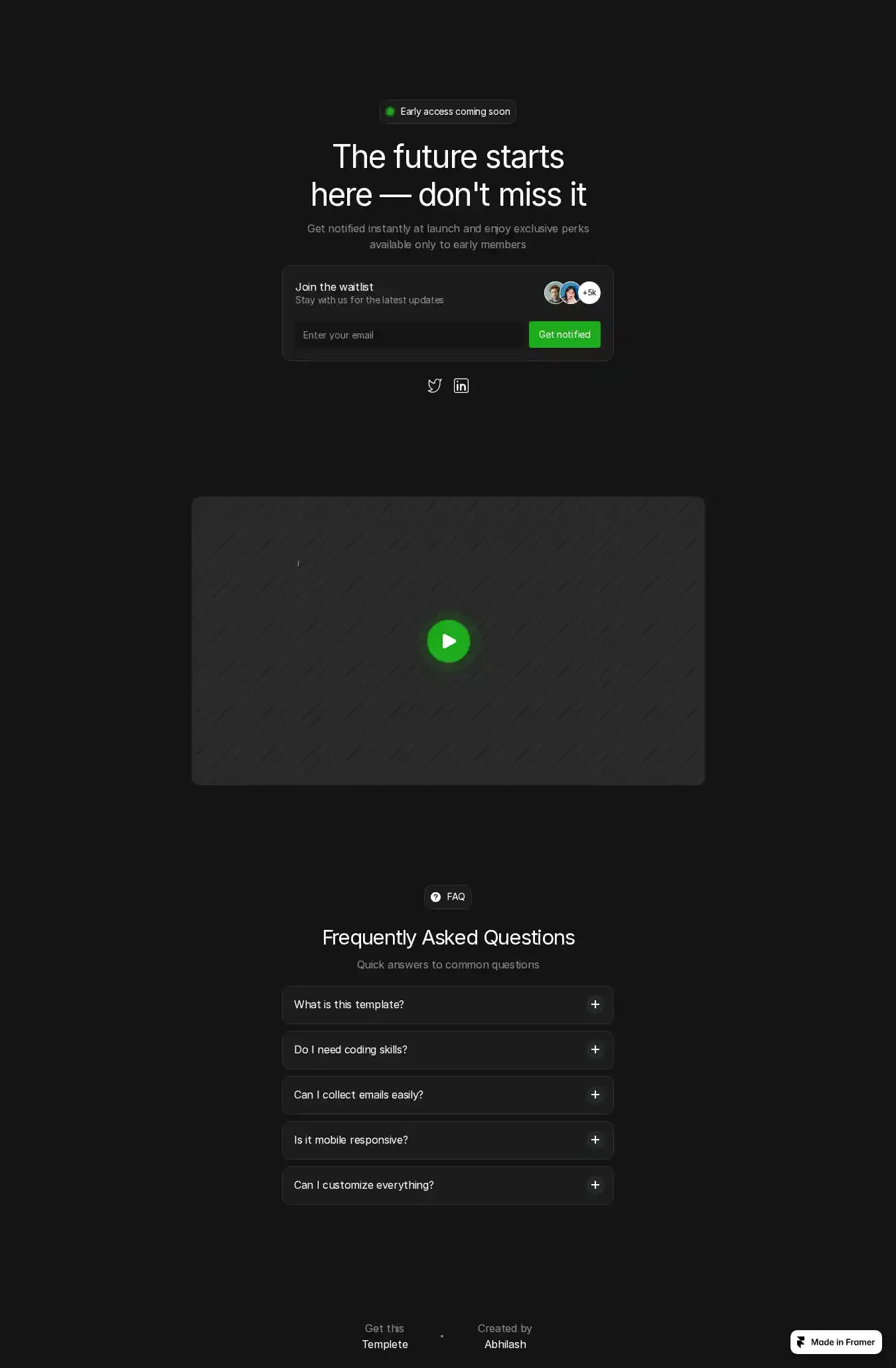 Soonly home page on desktop