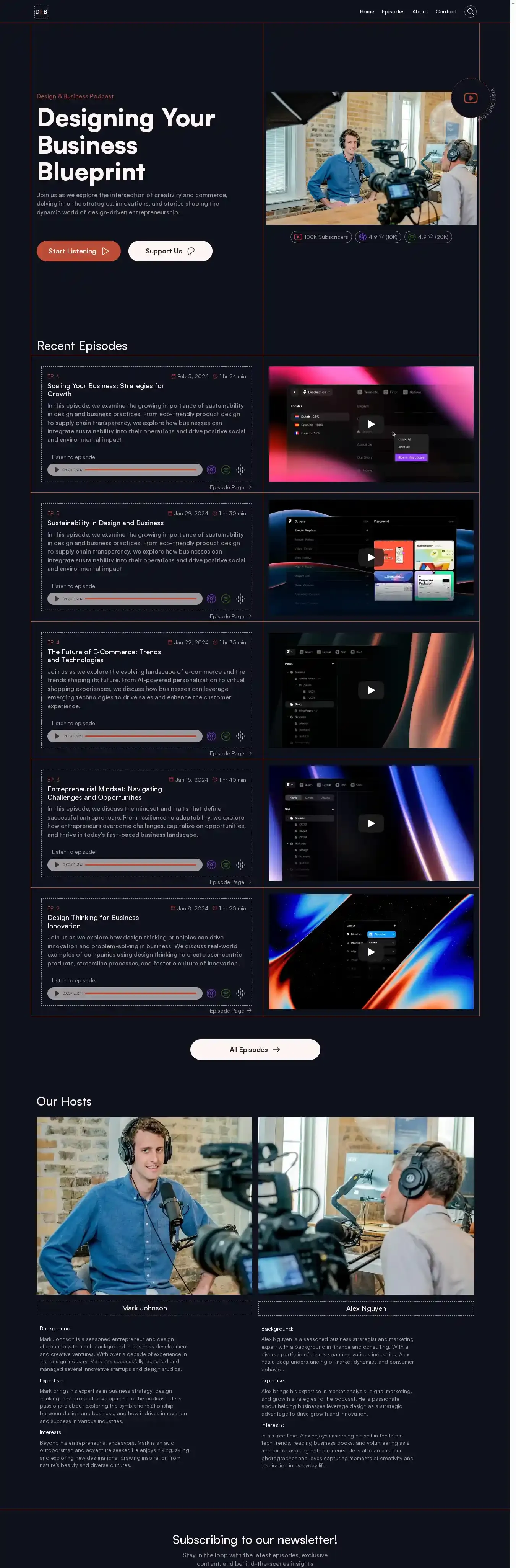 SoundCheck home page on desktop