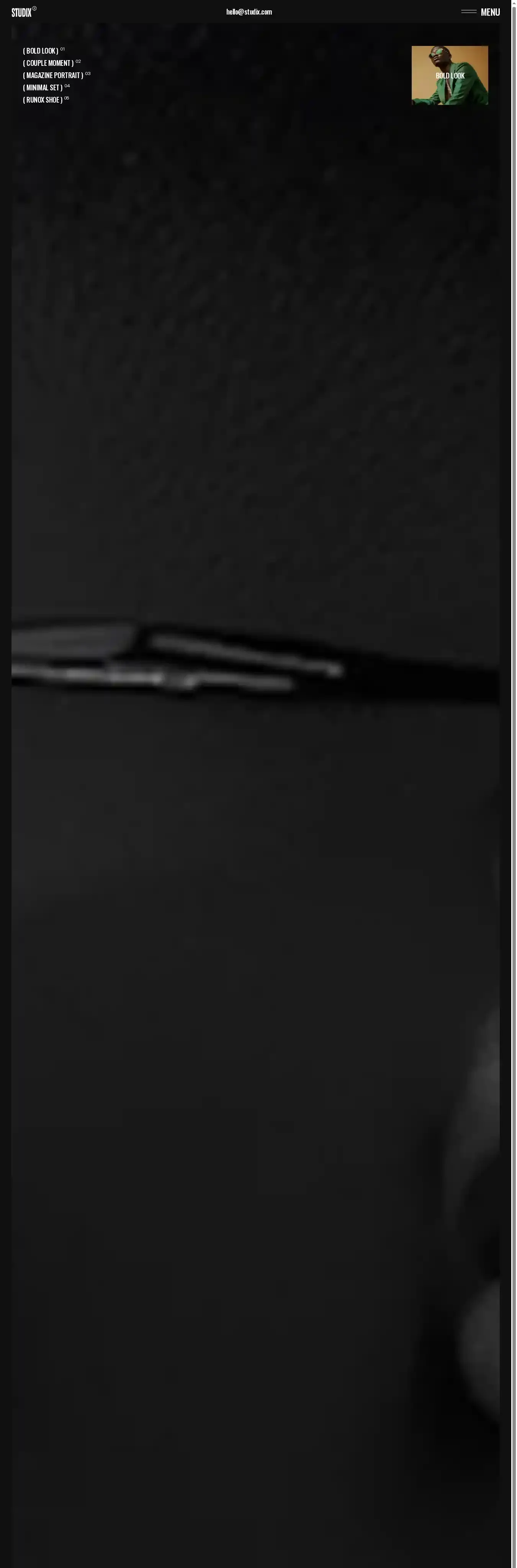 Studix home page on desktop