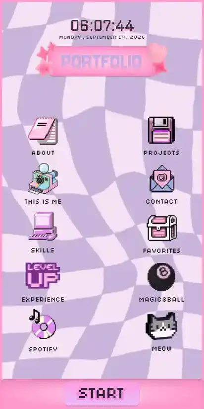 Sugarwave Full ver. home page on mobile