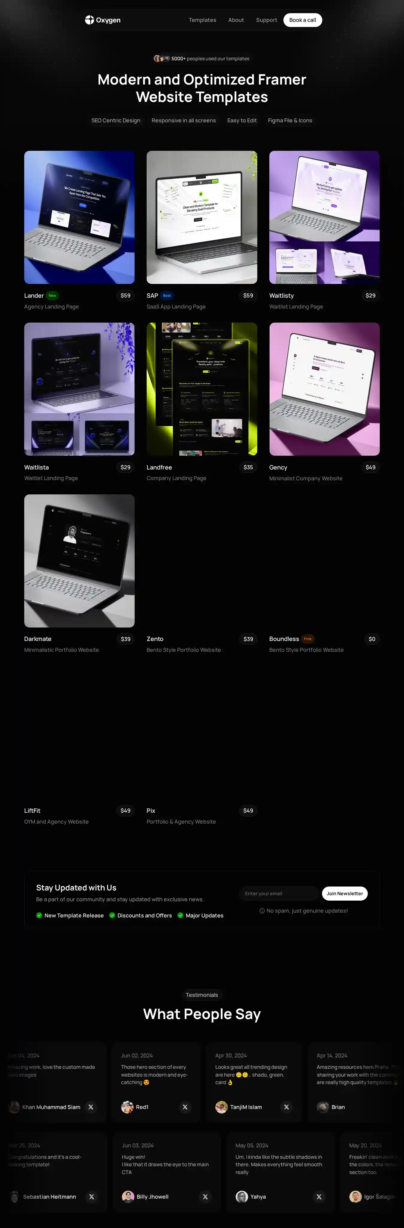 SupplyStore home page on desktop