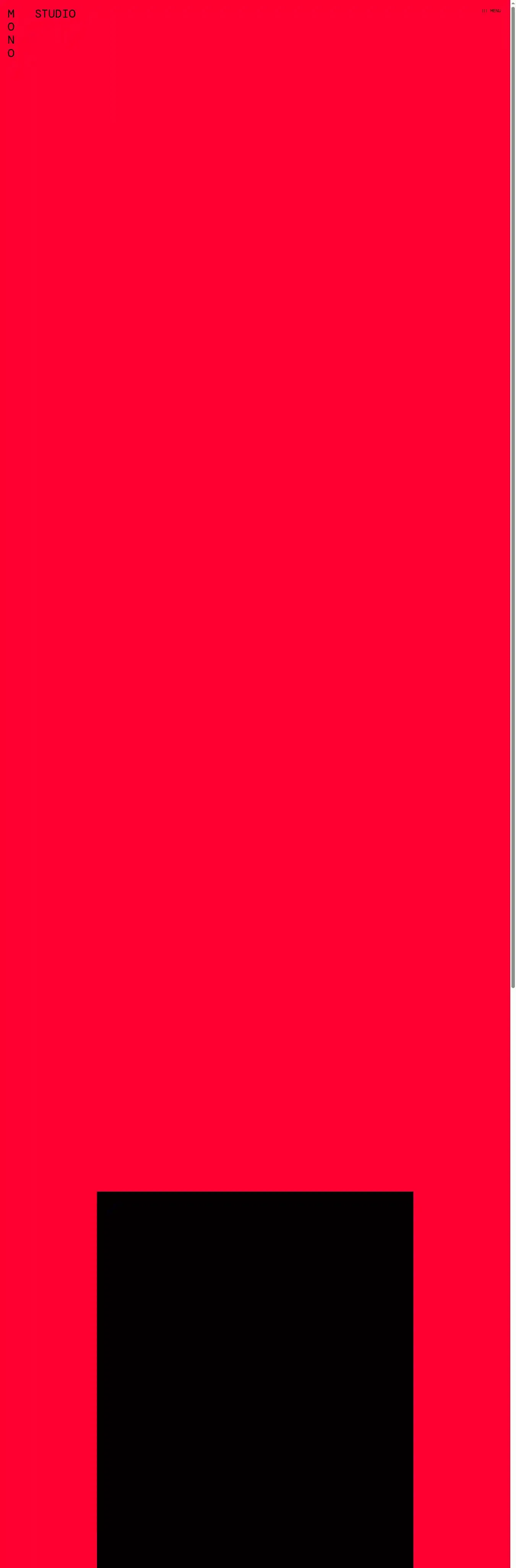 SwissMono home page on desktop