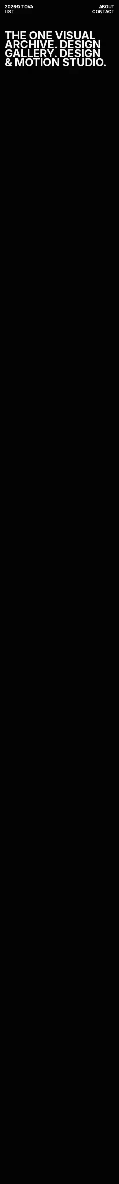 TOVA home page on mobile