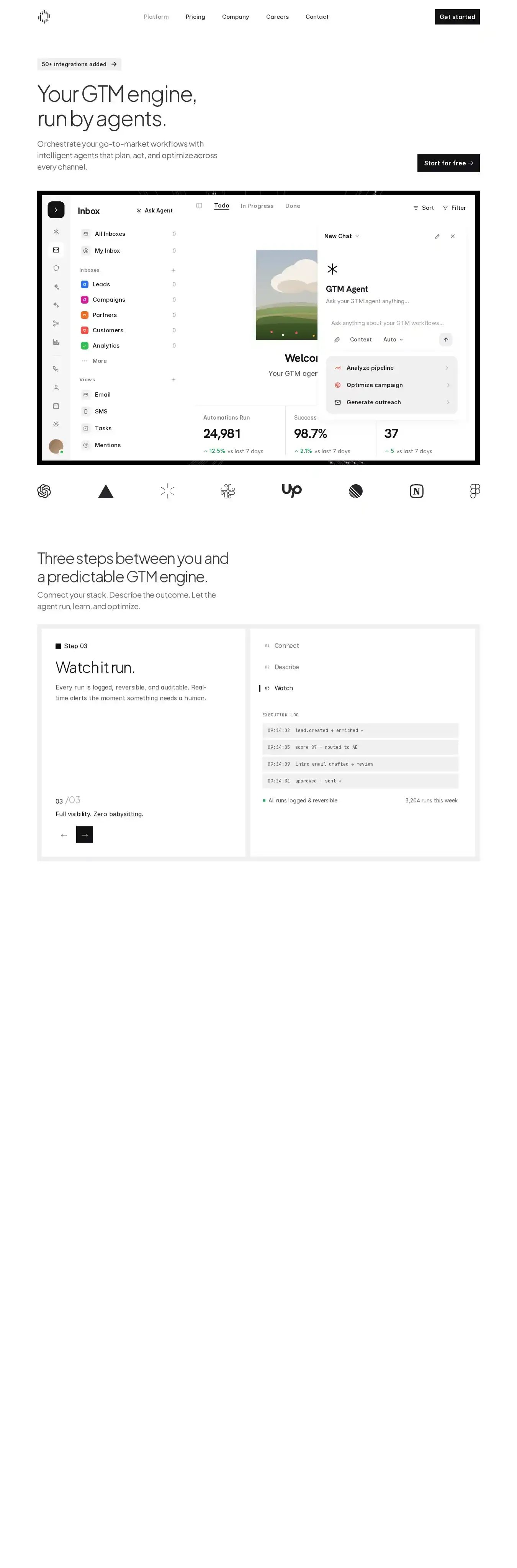 Try Oscar home page on desktop