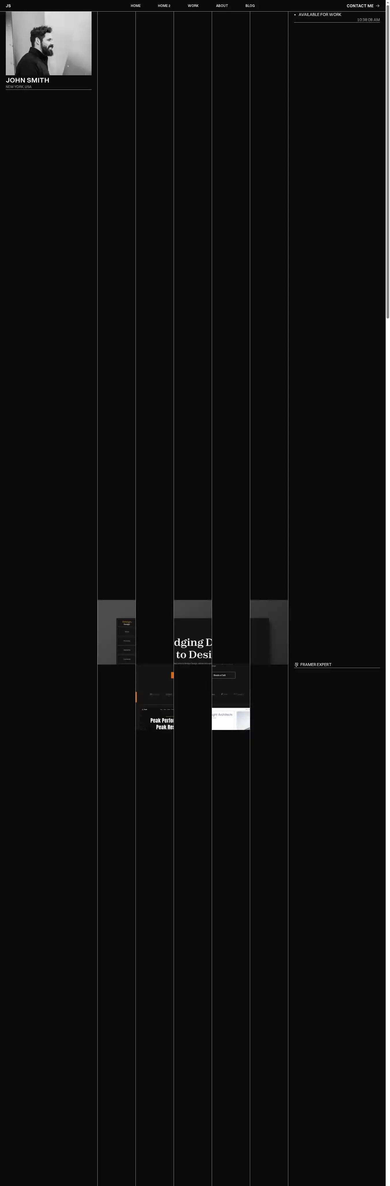 Umbra home page on desktop