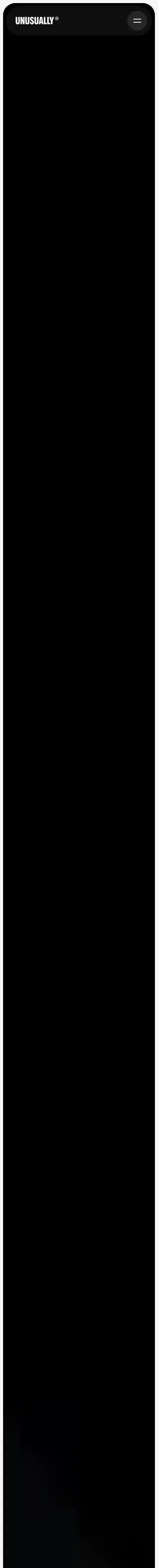 Unusually home page on mobile