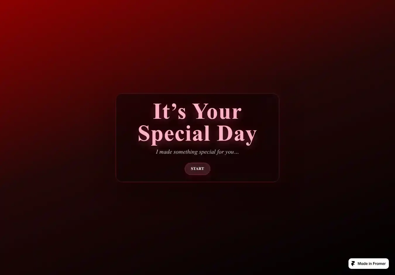 unwrapped home page on desktop