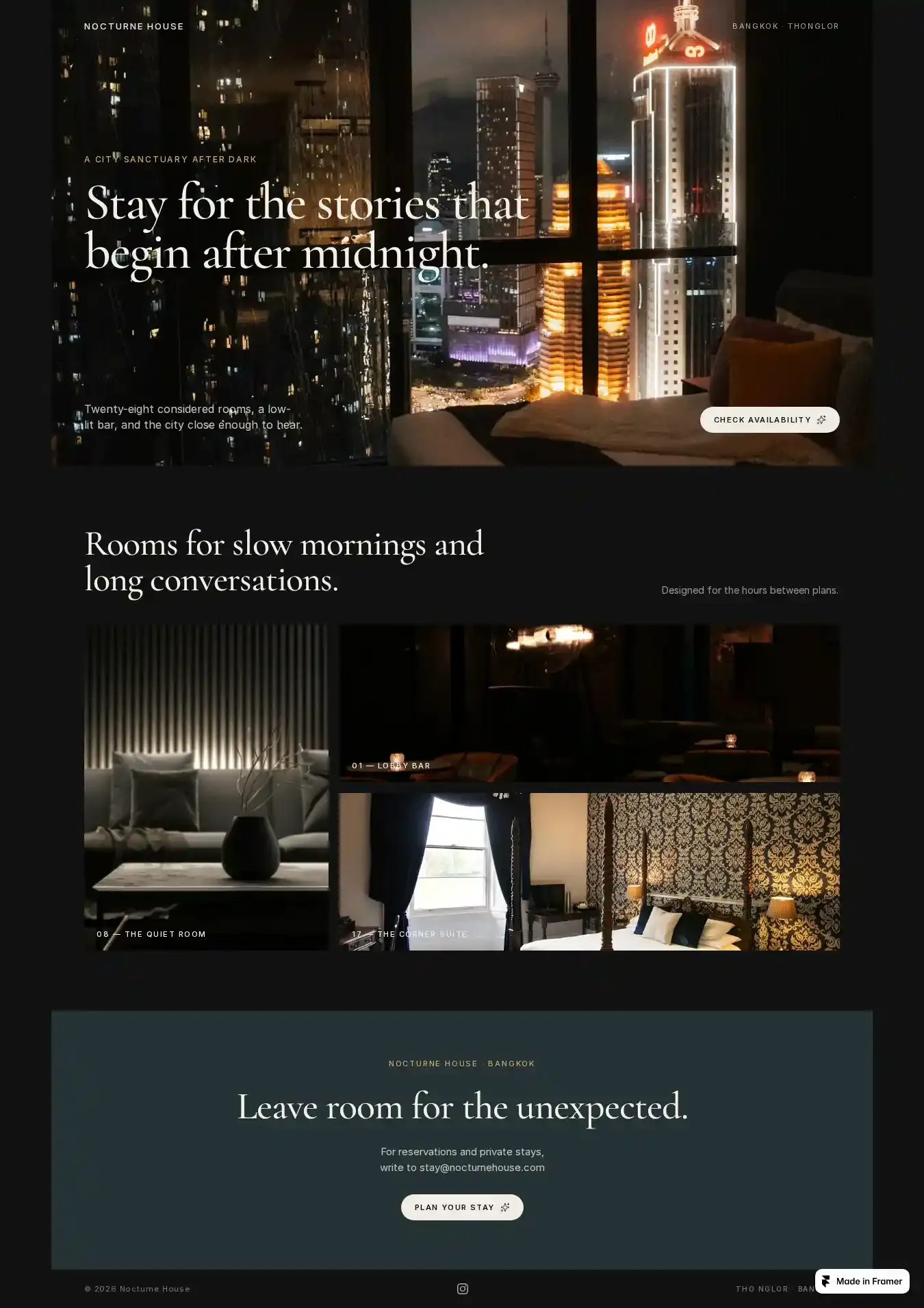 Vella home page on desktop