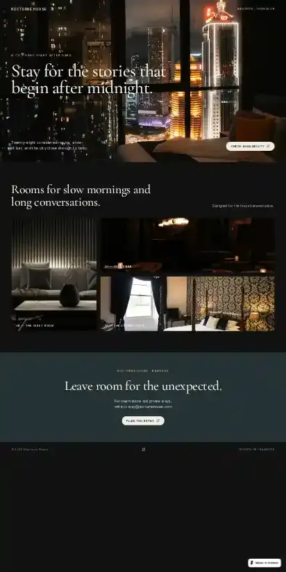 Vella home page on mobile