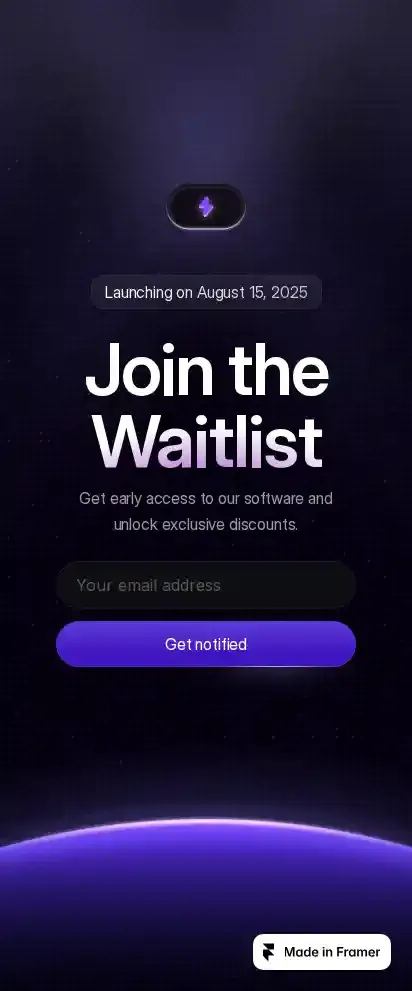 Waitlust home page on mobile