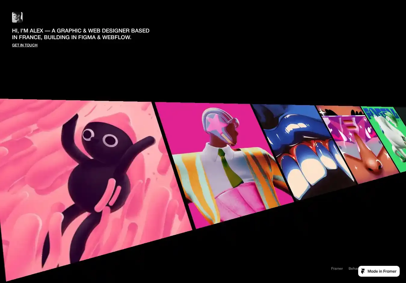 Web Starter home page on desktop