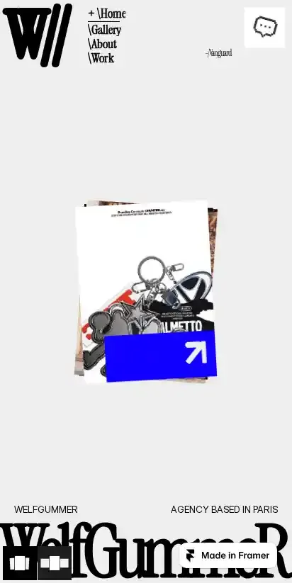 WelfGG home page on mobile